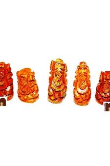 Turmeric | Haldi Lord Ganesha Idol (Set Of 5)