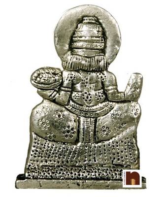 Lord Kuber Ji Idol in Panchdhatu (5.5 Cms) (Small) (1 Pc) 2