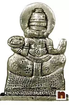 Lord Kuber Ji Idol in Panchdhatu (5.5 Cms) (Small) (1 Pc)