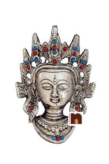 Tibetan Buddhist Deity| Wall Hanging Tara Mask | Face | Wall Hanging (13 Cms) (1 Pc)