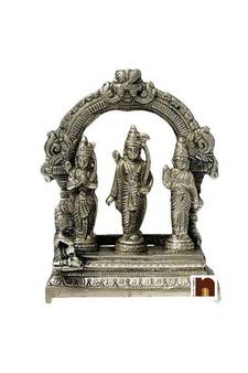 Shri Ram Darbar Idol In Panchdhatu (15 cm) (1 Pc)