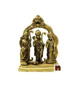 Shri Ram Darbar Idol In Brass (17 Cms) (1 Pc)