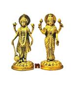  Shri Laxmi Ji Idol In Brass (18 Cms) (1 Pair)