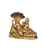  Laxmi Ji Sitting On Sheshnaag In Brass (15 Cms) (1 Pc)