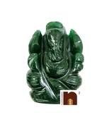 Original Margaj | Green Jade Stone Lord Ganesha | Ganpati Idol (80-90 Gms Approx) (1 Pc)