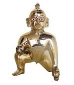 Laddu Gopal | Baal Krishna Idol In Brass (10 Cms) (1 Pc)