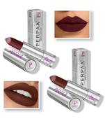 Lipstick  Long Enrich with Vitamin E   Non Drying  Creamy Matte Bullet Lipstick (Pack of 2  Maroon   Brown)