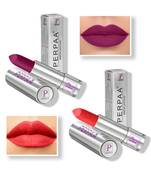 Lipstick  Long Enrich with Vitamin E   Non Drying  Creamy Matte Bullet Lipstick (Pack of 2  Magenta   Orange)