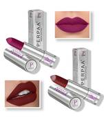 Lipstick  Long Enrich with Vitamin E   Non Drying  Creamy Matte Bullet Lipstick (Pack of 2  Magenta  Red)