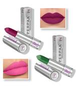 Lipstick  Long Enrich with Vitamin E   Non Drying  Creamy Matte Bullet Lipstick (Pack of 2  Magenta  Natural Pink)