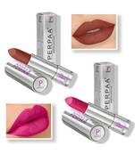 Lipstick  Long Enrich with Vitamin E   Non Drying  Creamy Matte Bullet Lipstick (Pack of 2  Peach Nude  Pink)