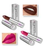Lipstick  Long Enrich with Vitamin E   Non Drying  Creamy Matte Bullet Lipstick (Pack of 2  Brown   Pink)