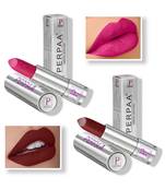 Lipstick  Long Enrich with Vitamin E   Non Drying  Creamy Matte Bullet Lipstick (Pack of 2  Pink  Red)