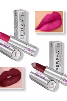 Lipstick  Long Enrich with Vitamin E   Non Drying  Creamy Matte Bullet Lipstick (Pack of 2  Pink  Maroon)