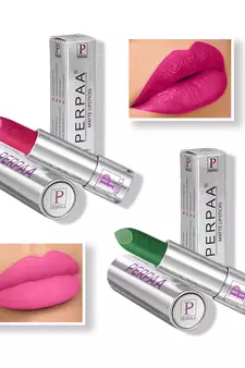 Lipstick  Long Enrich with Vitamin E   Non Drying  Creamy Matte Bullet Lipstick (Pack of 2  Pink  Natural Pink)