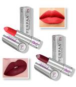 Lipstick  Long Enrich with Vitamin E   Non Drying  Creamy Matte Bullet Lipstick (Pack of 2  Orange  Maroon)