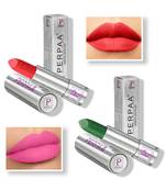 Lipstick  Long Enrich with Vitamin E   Non Drying  Creamy Matte Bullet Lipstick (Pack of 2  Orange  Natural Pink)