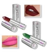 Lipstick  Long Enrich with Vitamin E   Non Drying  Creamy Matte Bullet Lipstick (Pack of 2  Red   Natural Pink)