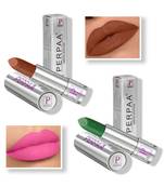 Lipstick  Long Enrich with Vitamin E   Non Drying  Creamy Matte Bullet Lipstick (Pack of 2  Rust Brown  Natural Pink)