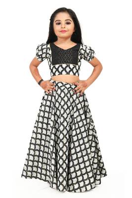 EVERWILLOW  Party Wear Blue Lehenga choli for girls dress 1