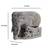 Exploring India Handicraft Soapstone Elephant Family Statue Showpiece(4.5 Inches, Set of 1)  