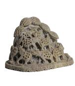 Exploring India Handicraft Soapstone Art Elephant Family Statue Unique Home Decor(8 Inches, Set of 1)
