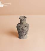 Exploring India Handicraft Flower Vases | Flower Pots With Hand Carving For Home Decorations (Set of 1)