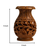 Exploring India Handicraft Wooden Flower Vase/Flower Pot For Office/Bedroom/Living Room/Interior Decor (Set of 1)
