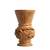 Exploring India Handmade Wooden Oval Shaped Flower Vase/Pot | Latest Hand Craved Design Vase For Home Decor (Set of 1)