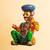 Wooden Bawla Musician With Sitara | Doll Toy Bawla Puppets Male Idol  (8 Inches Multicolor
