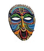 Handmade Traditional handmade painting African Face Mask Painting | 3D Texture Painting |  Painting