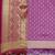 Lavender woven cotton silk saree with blouse