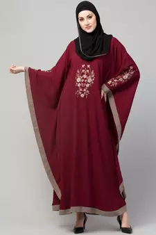 MRC Women latest design Embroidered abaya kaftan