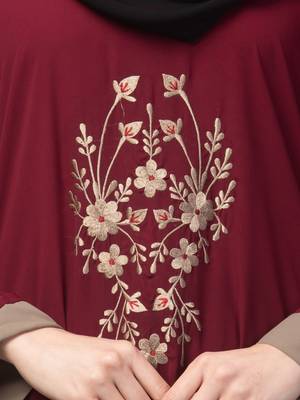 MRC Women latest design Embroidered abaya kaftan 5