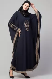 MRC Women  latest stylish women girl style wear embroidered abaya kaftan