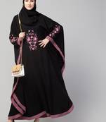 MRC Women's stylish designer Embroidered abaya kaftan