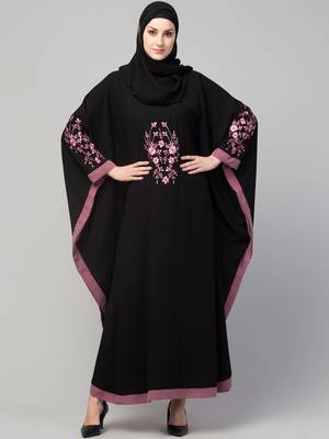MRC Women's stylish designer Embroidered abaya kaftan 2