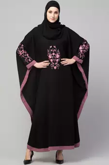 MRC Women's stylish designer Embroidered abaya kaftan