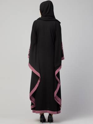 MRC Women's stylish designer Embroidered abaya kaftan 3
