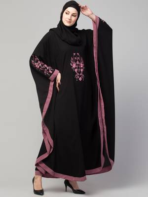 MRC Women's stylish designer Embroidered abaya kaftan 4