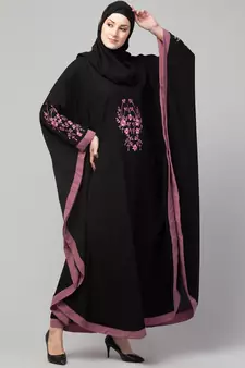 MRC Women's stylish designer Embroidered abaya kaftan