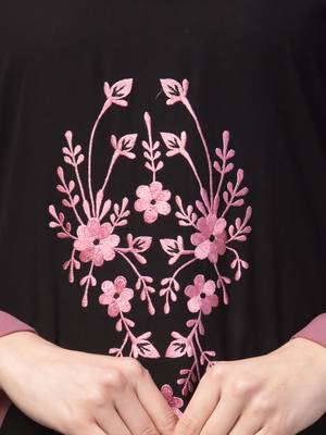 MRC Women's stylish designer Embroidered abaya kaftan 5