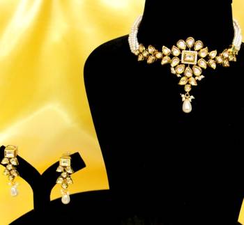 Royal Kundan Meenakari Uncut Necklace 1