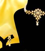 Royal Kundan Meenakari Uncut Necklace