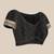 Black woven banarasi silk saree with blouse