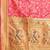 Pink woven banarasi silk saree with blouse