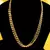 Gold Look Three Line Necklace