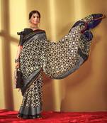 Looking Cotton Saree With Lace border