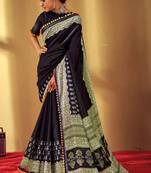 Looking Cotton Saree With Lace border