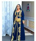 SALE New Wedding Moroccan Dubai Kaftans Farasha Abaya Dress Very Fancy Long Gown Dresses